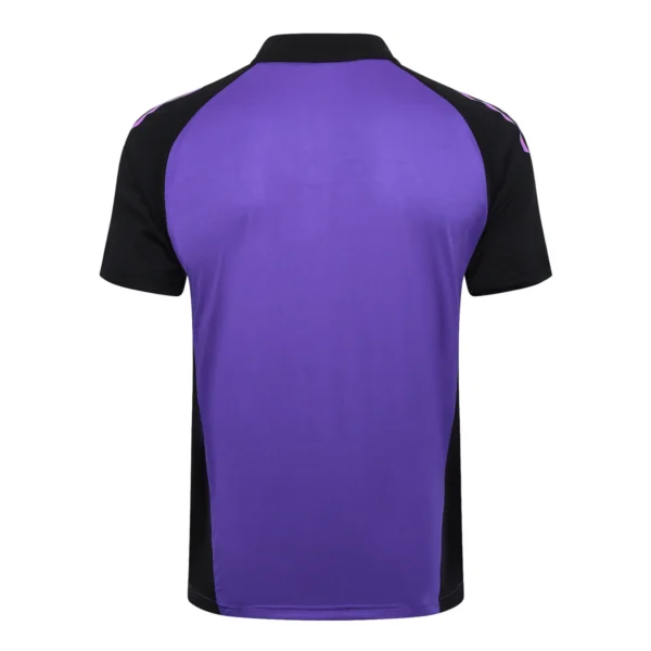Germany Purple Polo Football Shirt 2024:2025 Back
