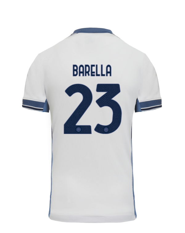 Inter Milan Away Football Shirt 24/25 - Nicolo Barella