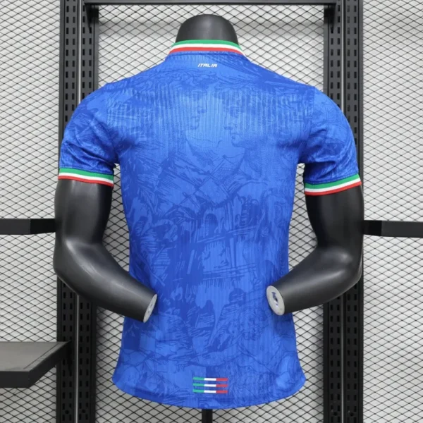 Italy Blue Home Football Shirt 2025:2026 Back