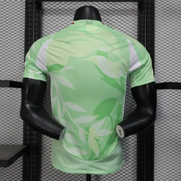 Italy Green Away Football Shirt 2025:2026 Back