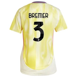 Juventus Away Football Shirt 24/25 - Gleison Bremer