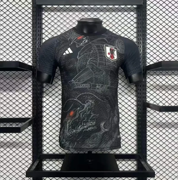 Japan Black Samurai Football Shirt 2025:2026