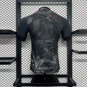 Japan Black Samurai Football Shirt 2025:2026 Back