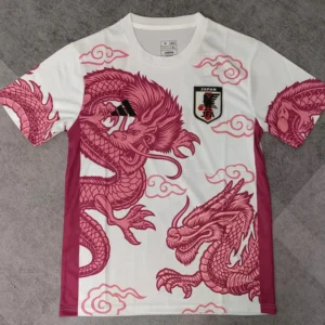Japan Magenta Dragon Football Shirt 2025:2026 Detail 2