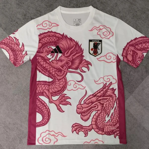 Japan Magenta Dragon Football Shirt 2025:2026 Detail 2