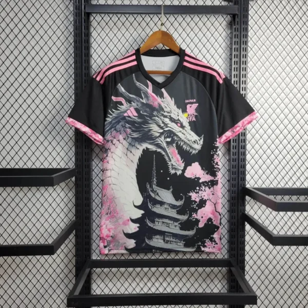 Japan Pink Dragon Football Shirt 2025:2026
