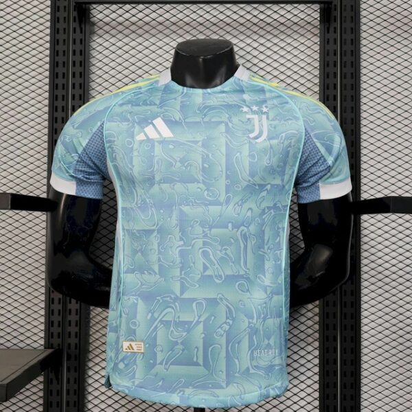 Juventus Light Blue Away Football Shirt 2025:2026