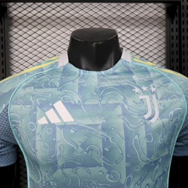 Juventus Light Blue Away Football Shirt 2025:2026 Detail
