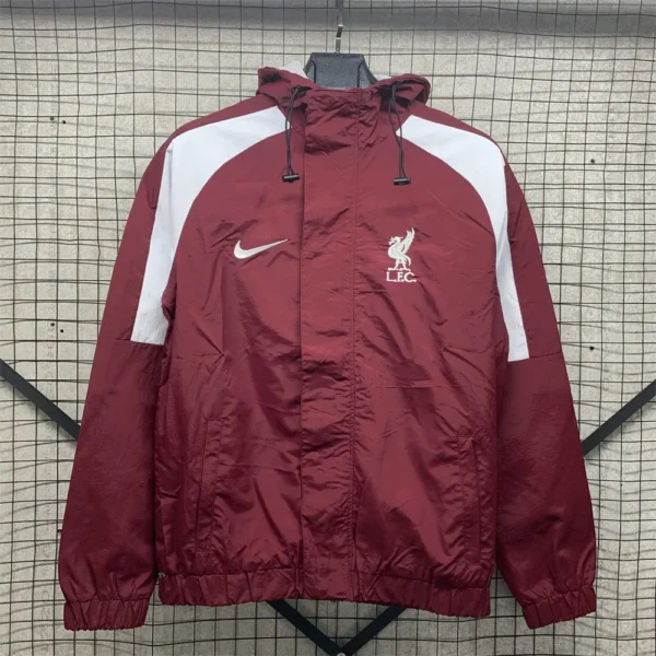 Liverpool 2025 windbreaker jacket Red
