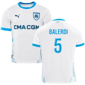 Olympique Marseille Home Football Shirt 24/25 - Leonardo Balerdi