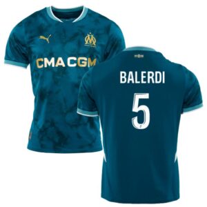 Olympique Marseille Away Football Shirt 24/25 - Leonardo Balerdi