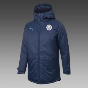 Manchester City Dark Blue Football Jacket 2021/2022
