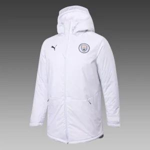 Manchester City White Football Jacket 2021:2022