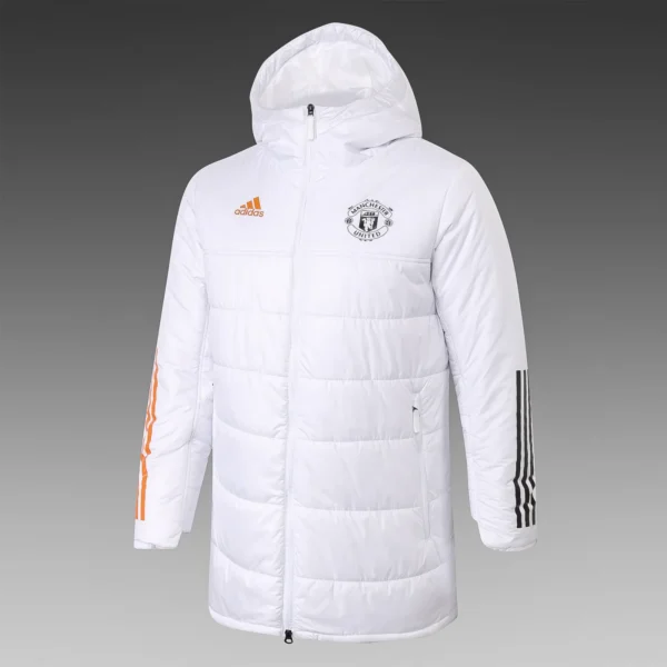 Manchester United White Football Jacket 2021/2022