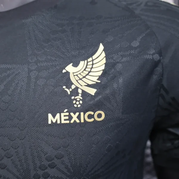 Mexico Black Football Shirt 2025:2026 Detail