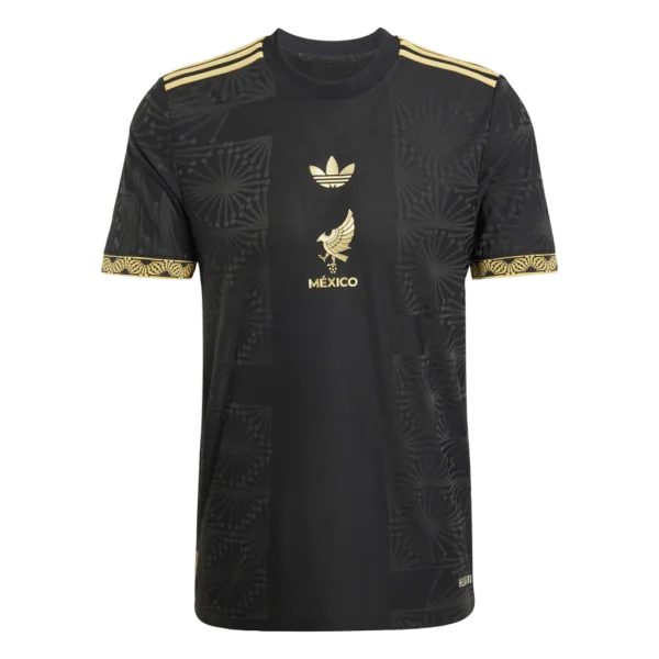 Mexico Black Gold Football Shirt 2025:2026