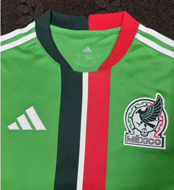 Mexico Green Home Football Shirt 2025:2026 Detail