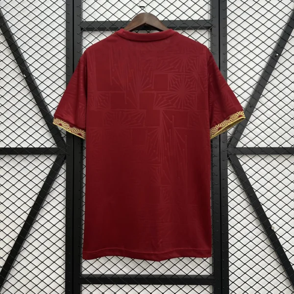 Mexico Red Gold Football Shirt 2025:2026 Back