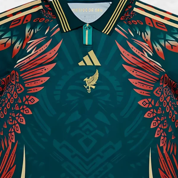 Mexico Red Wings Football Shirt 2025:2026 Detail