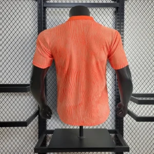 Netherlands Orange Polo Football Shirt 2025:2026 Back