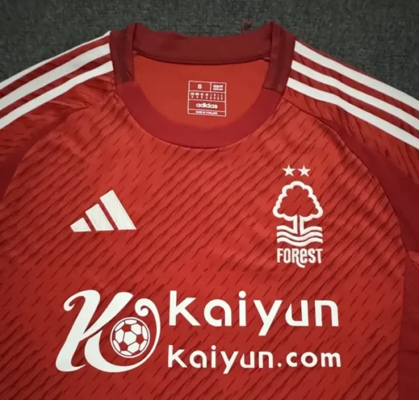 Nottingham Forest Home Football Shirt 2024:2025 Detail