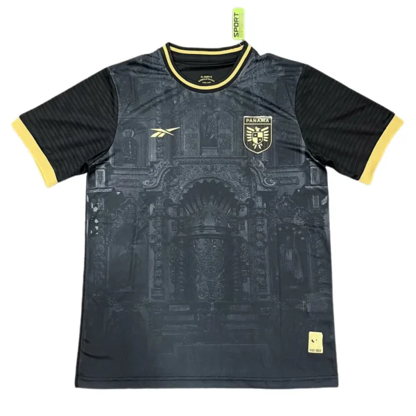 Panama Black Football Shirt 2024:2025