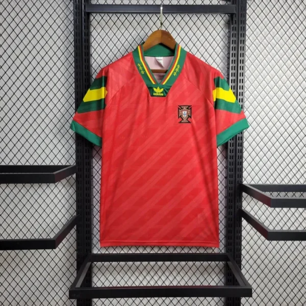 Portugal Home Football Shirt 1992:1994