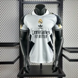 Real Madrid x Black Shoulders Football Shirt 2024:2025
