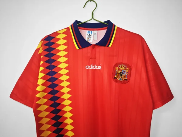 Spain Home Football Shirt 1994:1995 Detail