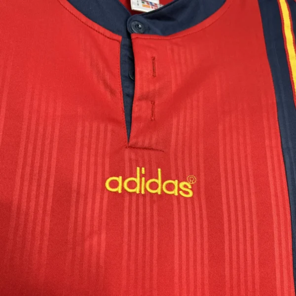 Spain Home Football Shirt 1996:1997 Detail