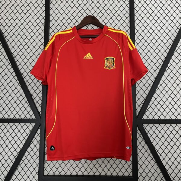 Spain Home Football Shirt 2008-2009 Front
