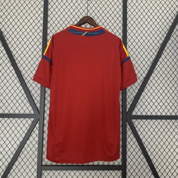 Spain Home Football Shirt 2012:2013 Back