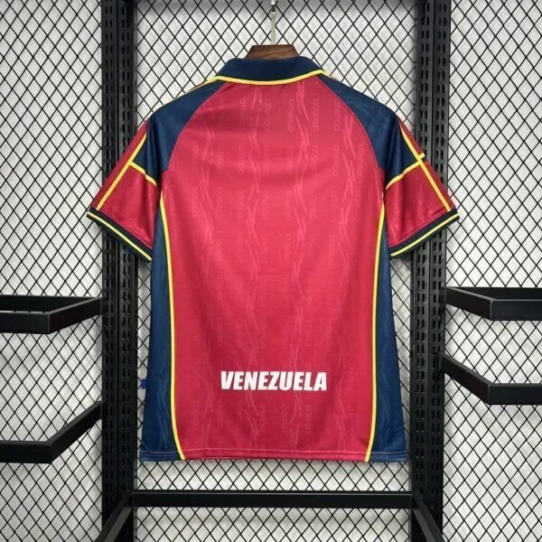 Venezuela Home Football Shirt 00:01 Back