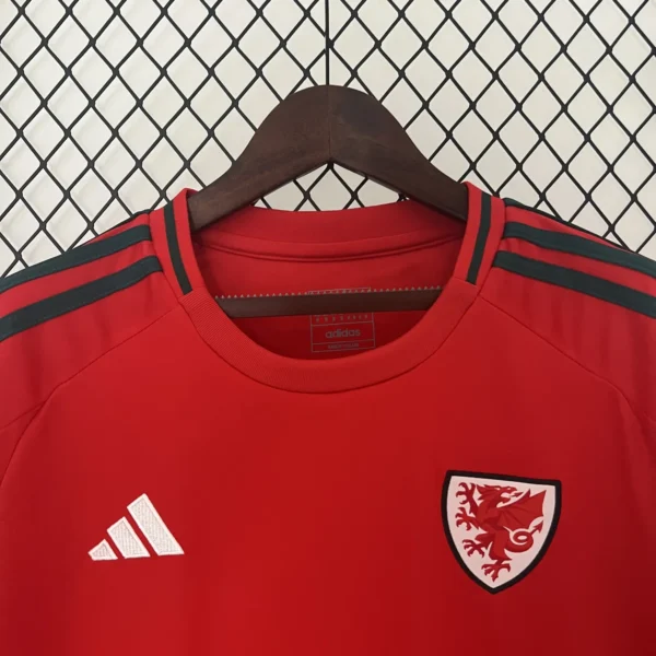 Wales Home Football Shirt 2024:2025 Logo