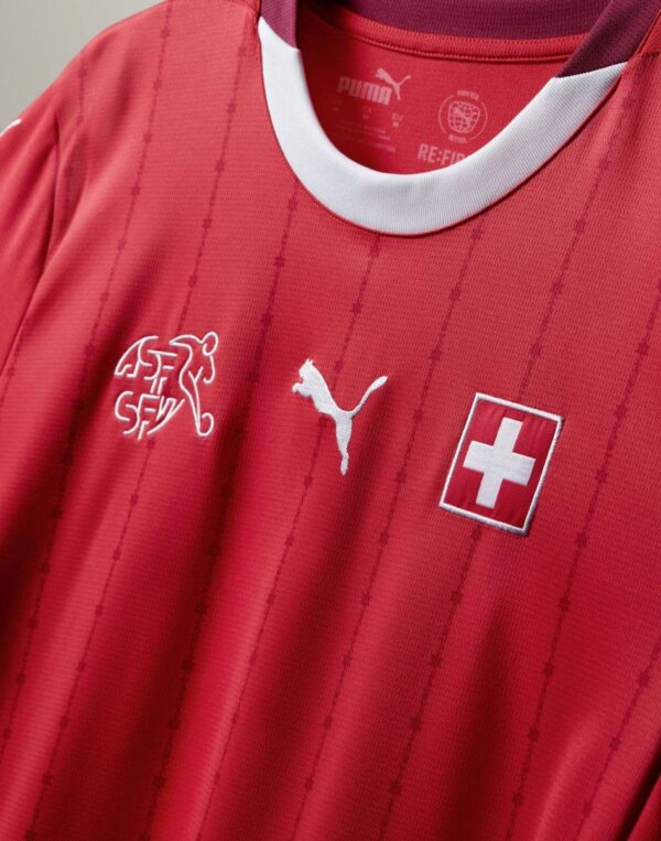 Switzerland Home Football Shirt 2024/2025 detail