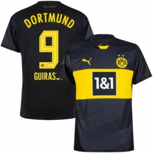 Borussia Dortmund Away Football Shirt 24/25 - Serhou Guirassy