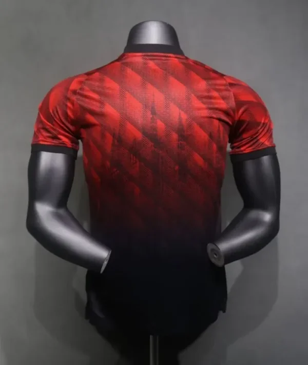 AC Milan Gradient Red Football Shirt 2024/2025 back