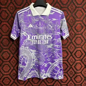 Real Madrid Dragon Purple Football Shirt 2024/2025
