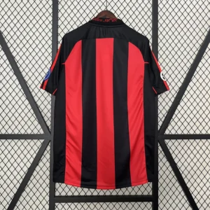 AC Milan Home Football Shirt 2000/2001 back