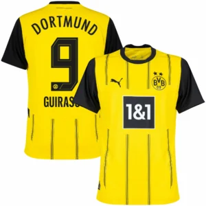 Borussia Dortmund Home Football Shirt 24/25 - Serhou Guirassy