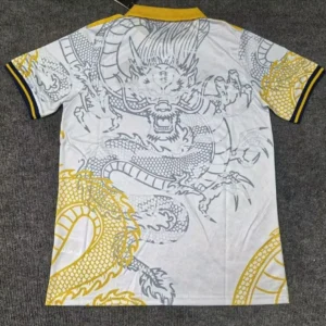 Real Madrid Dragon Yellow Football Shirt 2025/2026 back