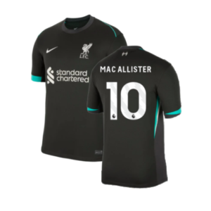 Liverpool Away Football Shirt 24/25 - mac allister