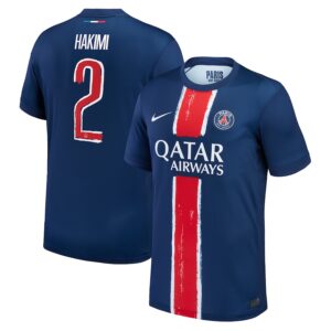 PSG Home Football Shirt 24/25 - Achraf Hakimi