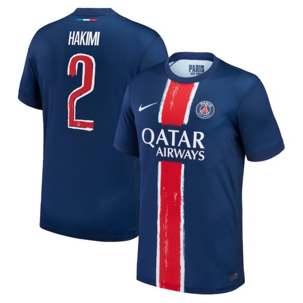 PSG Home Football Shirt 24/25 - Achraf Hakimi