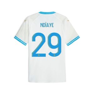 Olympique Marseille Home Football Shirt 24/25 - Iliman Ndiaye back
