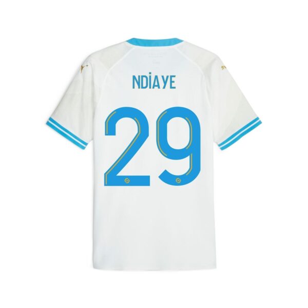 Olympique Marseille Home Football Shirt 24/25 - Iliman Ndiaye back