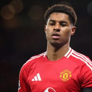 Man United Home Football Shirt 24/25 - Rashford playing