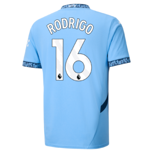 Rodri 16 Home Premier League Manchester City 24-25 back