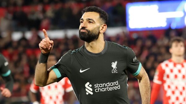 Liverpool Away Football Shirt 24/25 - Salah playing