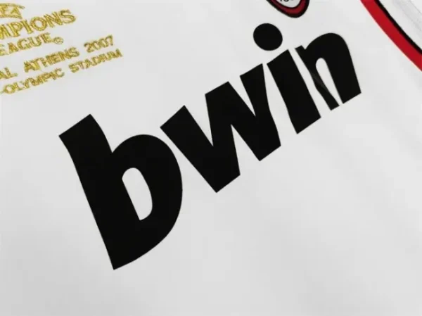 AC Milan Away Football Shirt 2006:2007 Detail